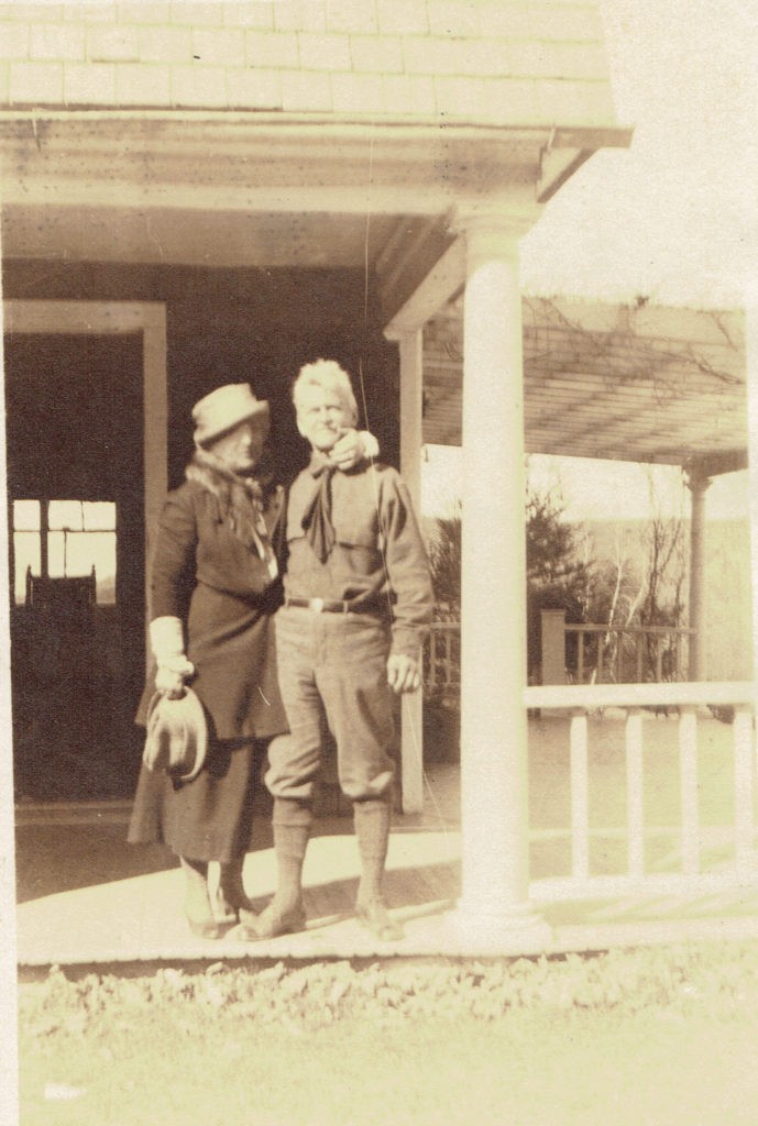 Ida and Walter Avidson at  the Clubgrounds