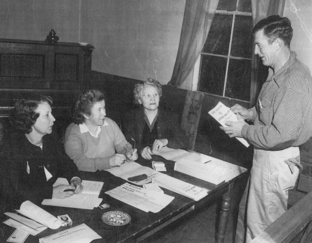 Town Hall – Voting Day November 2, 1948