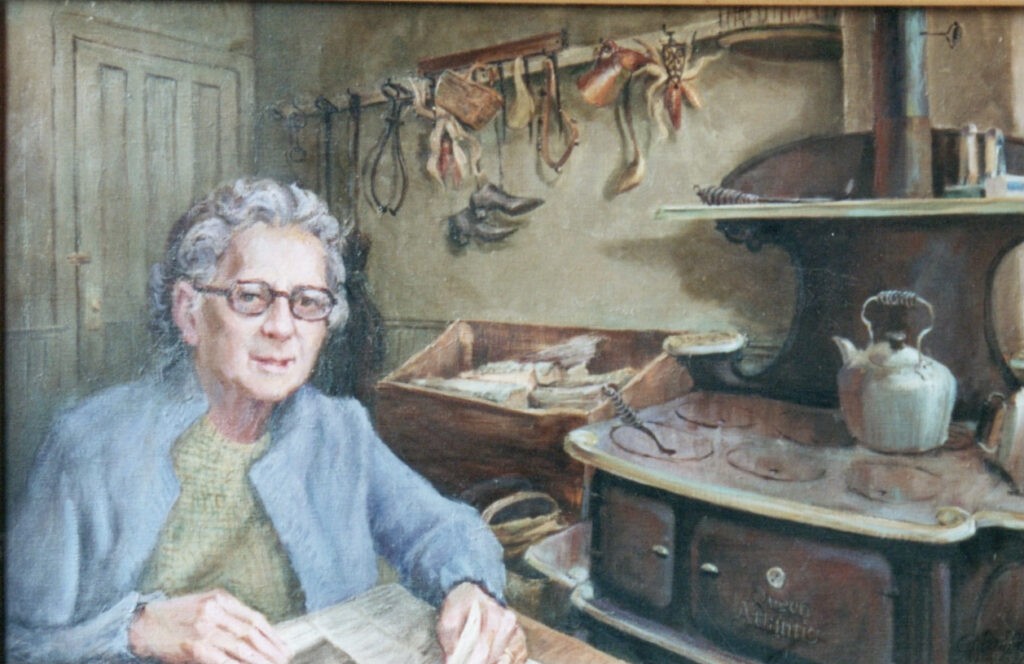 Painting of Vicky Whitbeck by George Payne
