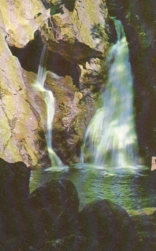 Color Postcard of Bash Bish Falls